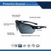 General Electric Safety Glasses, Smoke Lens, Anti-Fog&Scratch GE210SAF